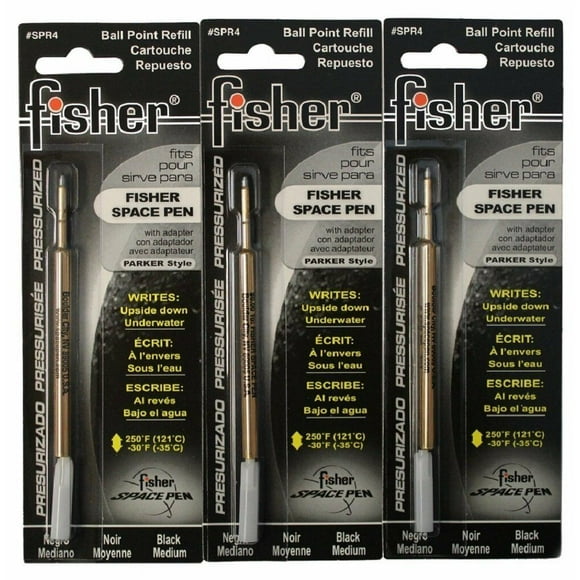 Medium Point Refills Six 6 Fisher Space Pen #SPR1 Blue Ink Medium Point Refills Six 6 Fisher Space Pen #SPR1 Blue Ink